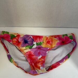 Children’s place tropical floral print swim bottoms size extra large 14